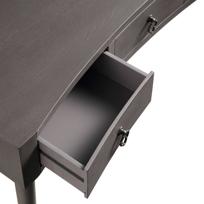 Coiffeuse concave Thalia, chêne argenté