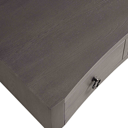 Coiffeuse concave Thalia, chêne argenté