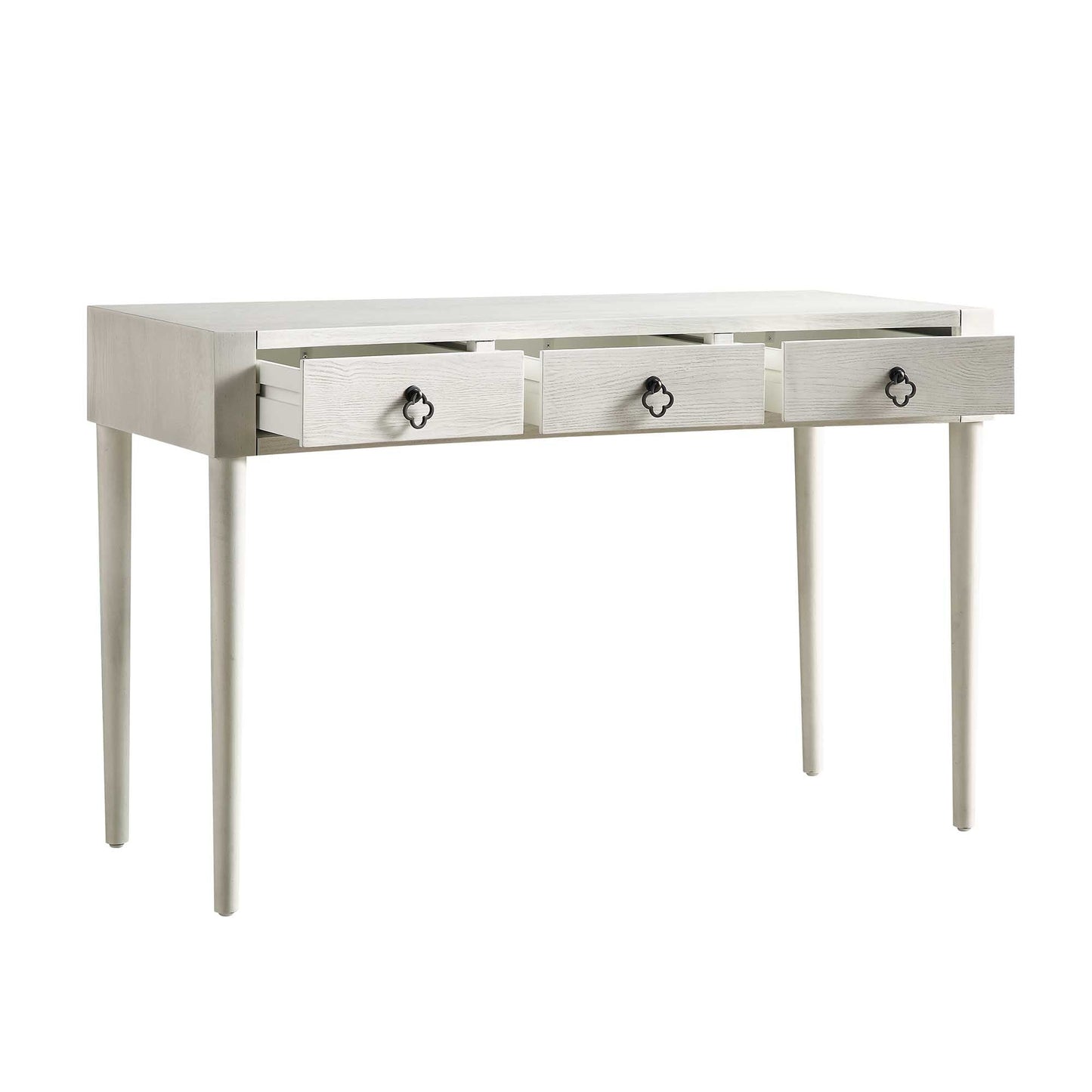 Coiffeuse concave Thalia, blanc délavé