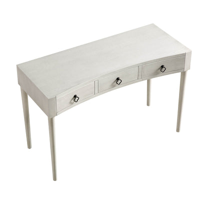 Coiffeuse concave Thalia, blanc délavé