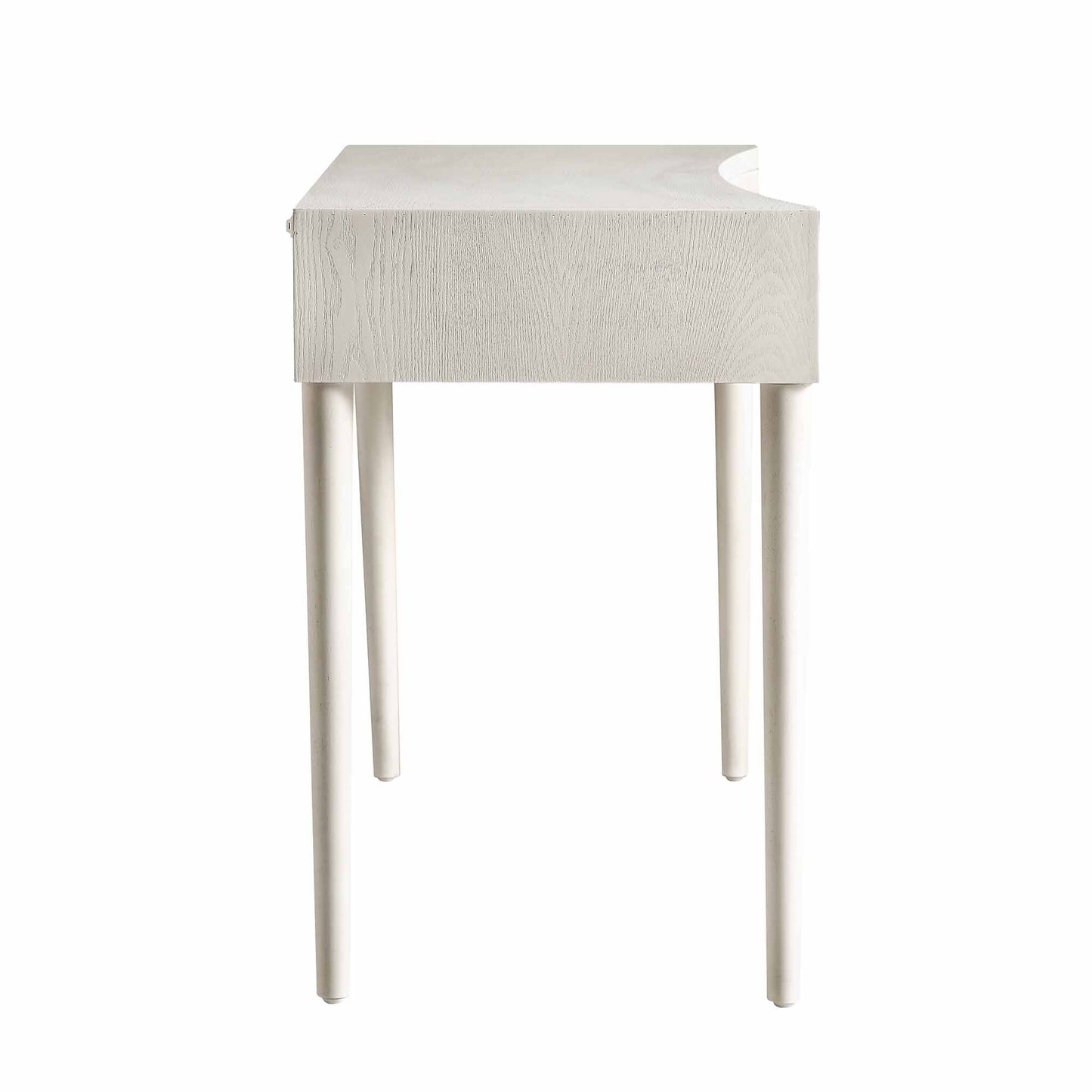 Coiffeuse concave Thalia, blanc délavé