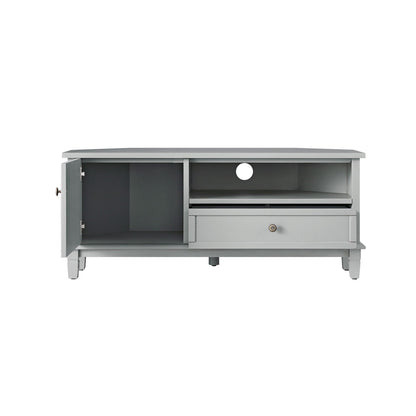 Meuble TV d'angle Chantilly gris moyen