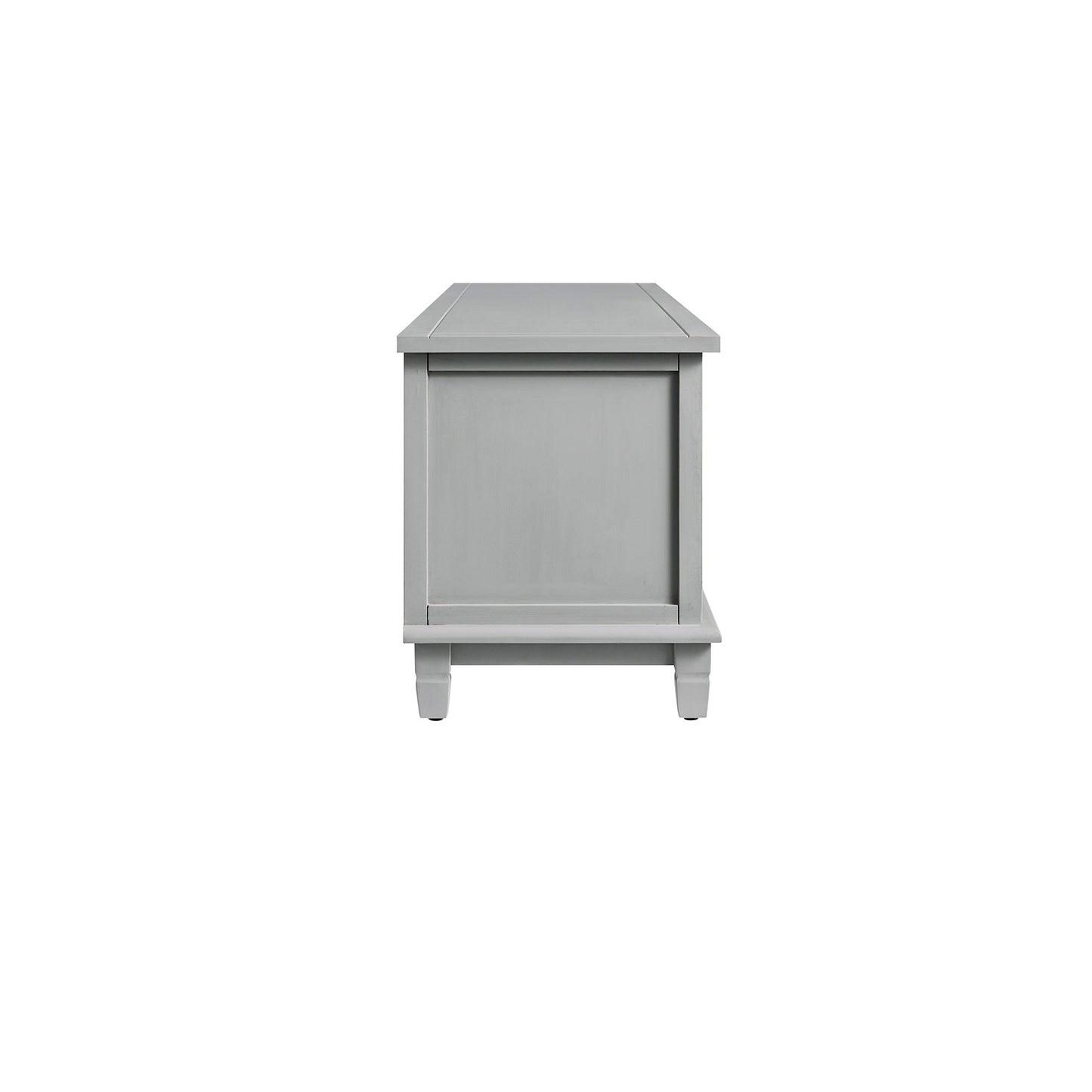 Meuble TV large Chantilly gris moyen 59