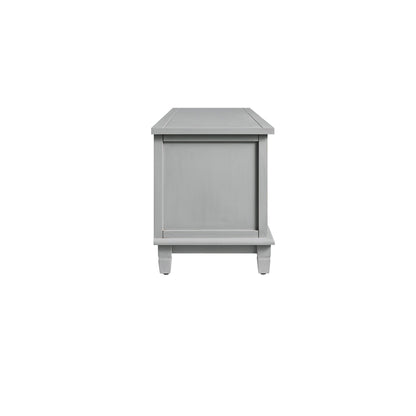 Meuble TV large Chantilly gris moyen 59