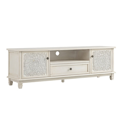 Meuble TV Chantilly blanchi à la chaux 59" de large