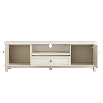 Meuble TV Chantilly blanchi à la chaux 59" de large