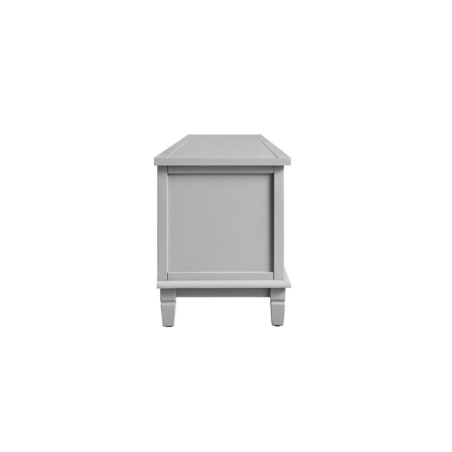 Meuble TV large Chantilly gris moyen 79