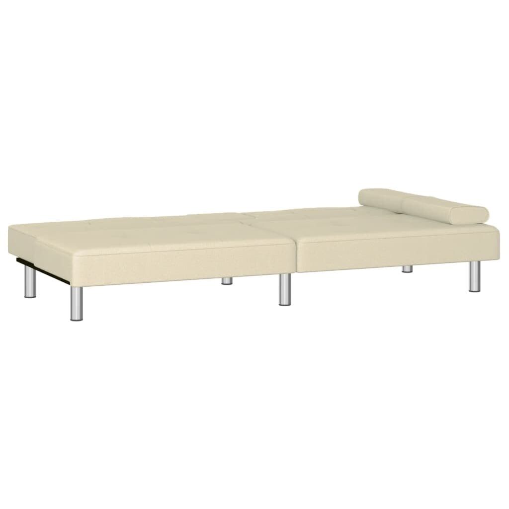 Canapé-lit pliable vidaXL avec porte-gobelets en similicuir - 78,7 x 35 x 27,6